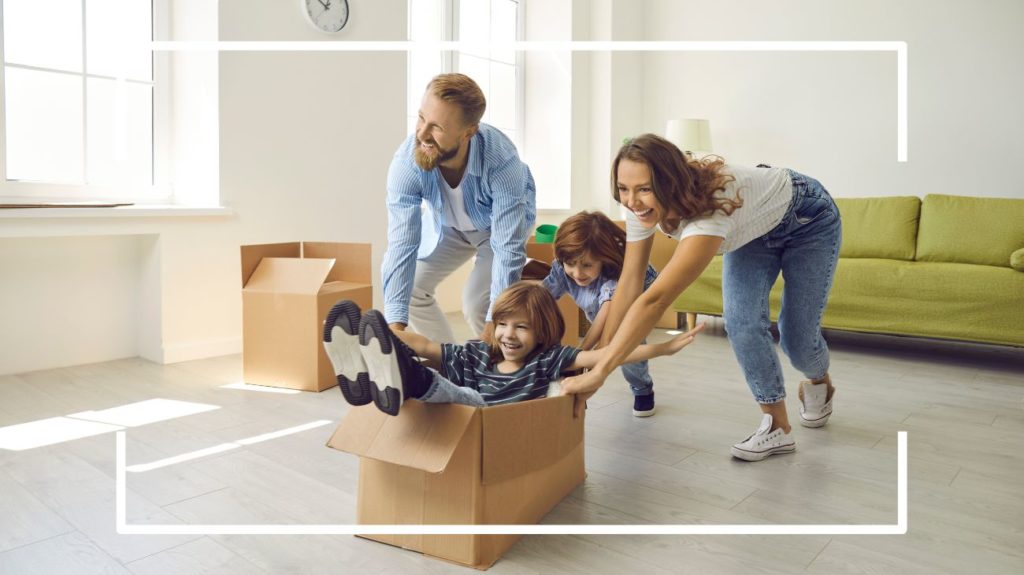 mudanza con niños
